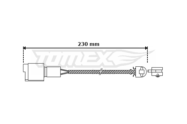 TOMEX Fékkopás jelző TX30-28_TOMEX